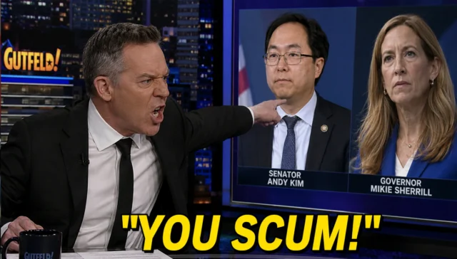 Greg gutfeld calls andy kim, mikie sherrill ‘scum’ over memorial day ice protest visit