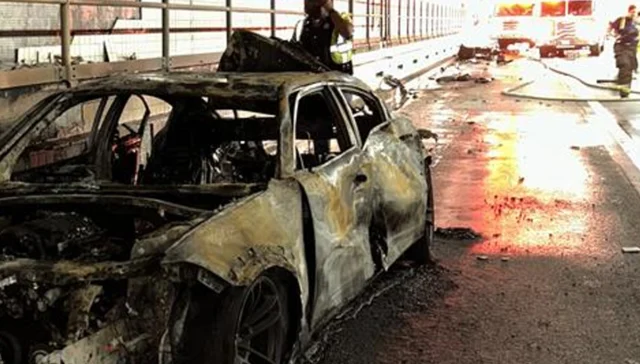 Virginia state police investigating fiery high speed crash inside hampton roads bridge-tunnel