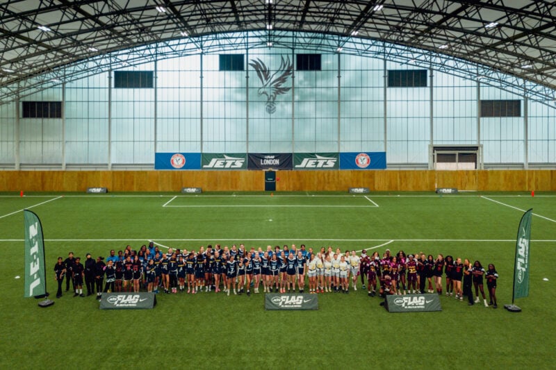 Jets expand london girls flag football league after championship at crystal palace academy