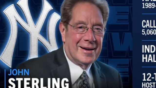 Yankees radio icon john sterling dies at 87 in new jersey after heart attack complications
