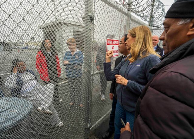 Gov. Mikie sherrill renews demand to close obama-era ice detention center in new jersey