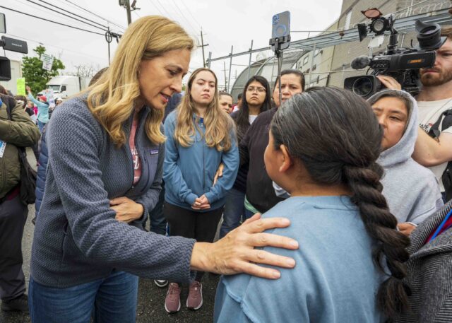 Dhs blasts gov. Mikie sherrill after newark ice protest clash at delaney hall