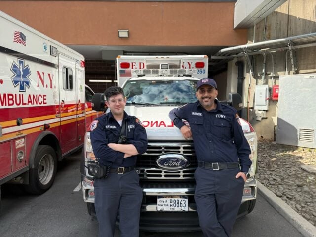 Fdny paramedics, nypd officers rescue brooklyn restaurant patrons after explosion sparks fire