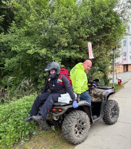 Pompton lakes emts use quad squad, rapid response gear to rescue atv rider deep in woods