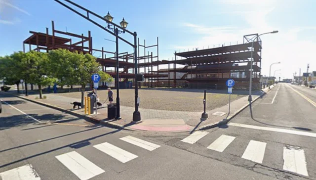 Seaside heights sued over collapsed 10-story redevelopment plan at former cursed steel skeleton site