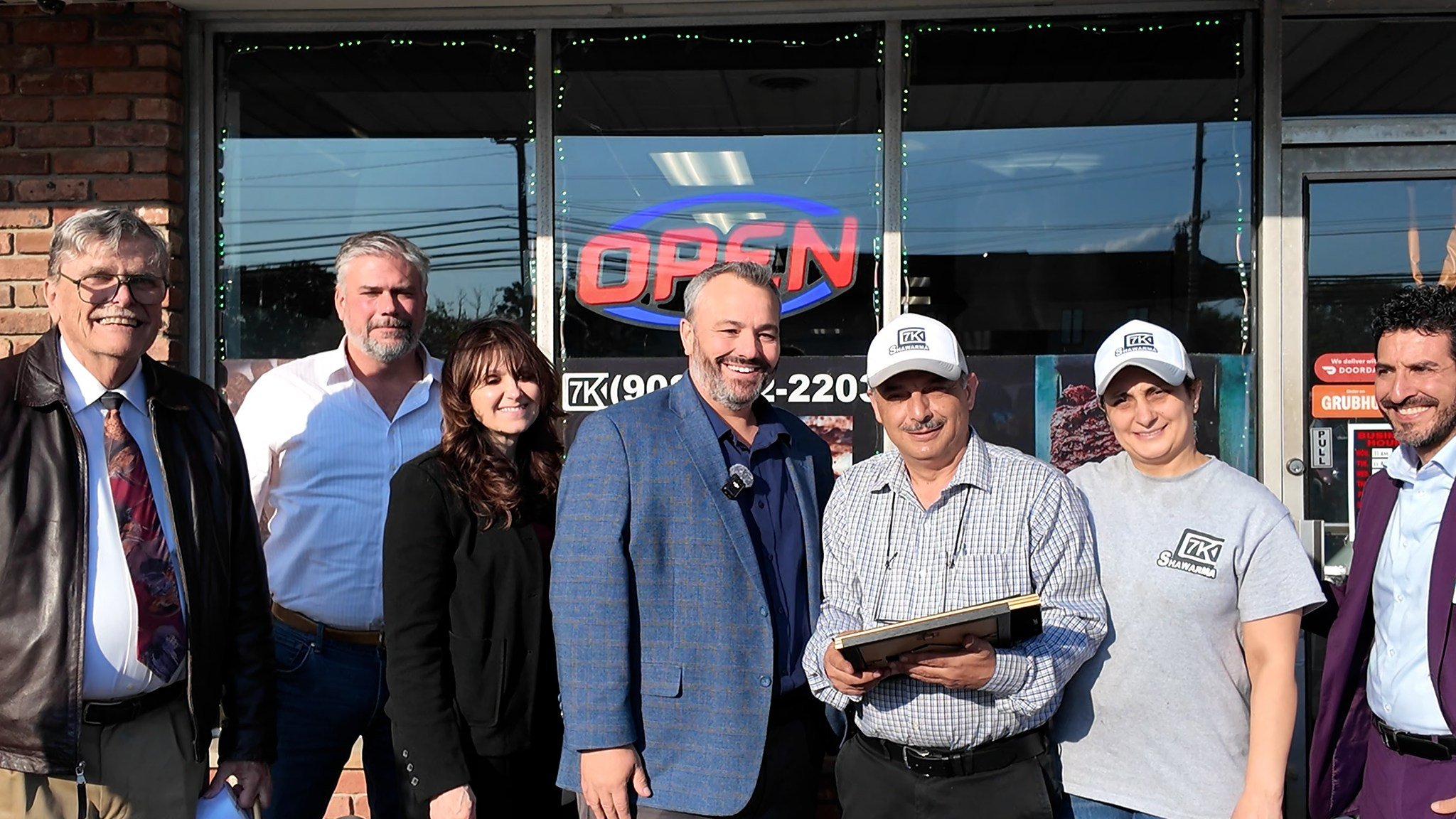 Toms river, mayor rodrick welcomes new shawarma restaurant on fischer boulevard
