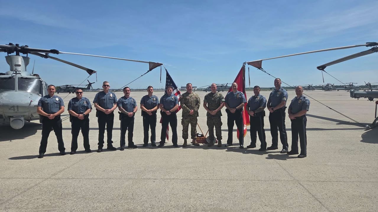 Marine combat veteran and new jersey detective honored in emotional retirement ceremony