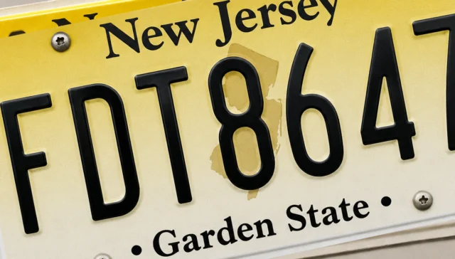 New jersey approved license plate fdt-8647 but denied many harmless others