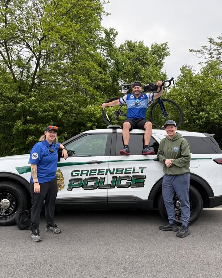 Greenbelt police officers begin 300-mile ride to honor fallen law enforcement in washington