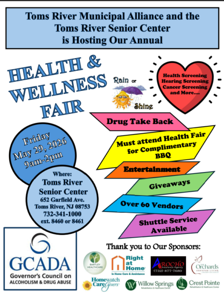 Toms river health & wellness fair to bring free screenings, 60 vendors to senior center