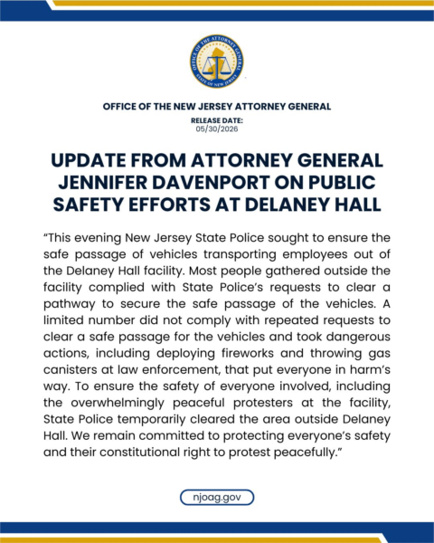 Nj attorney general calls week-long delaney hall riot ‘overwhelmingly peaceful’ despite arrests and violence against law enforcement