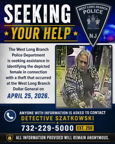 Dollar general theft suspect caught on camera in west long branch