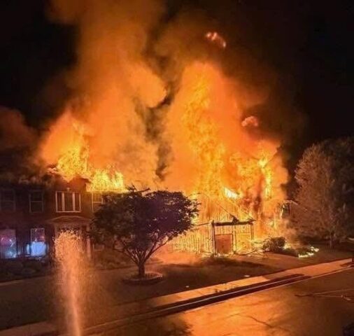 Million dollar fire tears through boonsboro homes before sunrise
