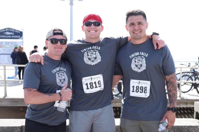 Tinton falls cops hit the pavement at avon 5k community race