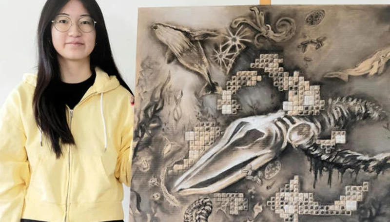 Students turn microscopic ocean life into award-winning art in global science challenge Students turn microscopic ocean life into award-winning art in global science challenge