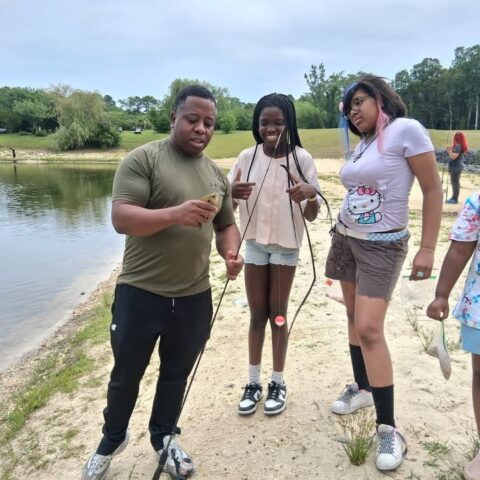 Galloway police reel in families for annual cops n' bobbers fishing derby