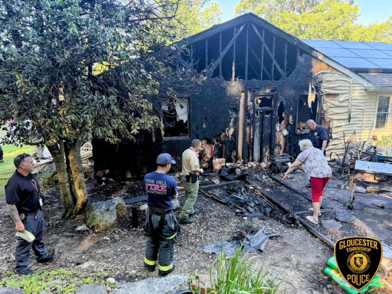 Gloucester township dwelling fire displaces resident in clementona neighborhood