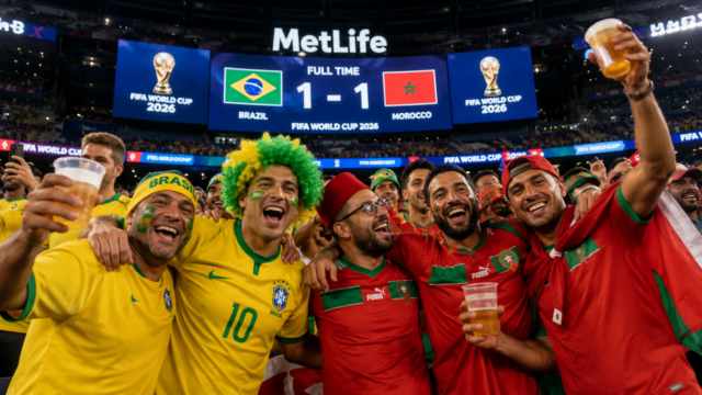 New jersey’s first world cup match ends in a 1-1 tie, reminding the world why we don't love soccer