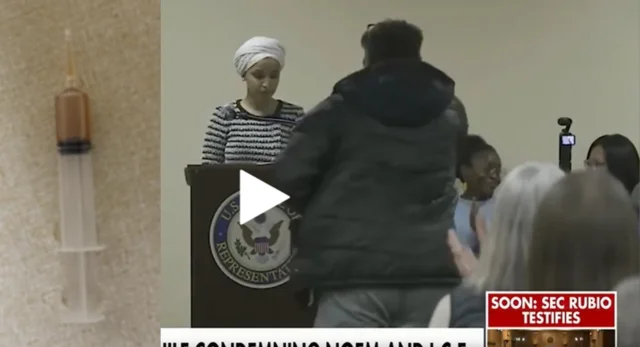 Man who sprayed rep. Ilhan omar with vinegar during minneapolis town hall pleads guilty