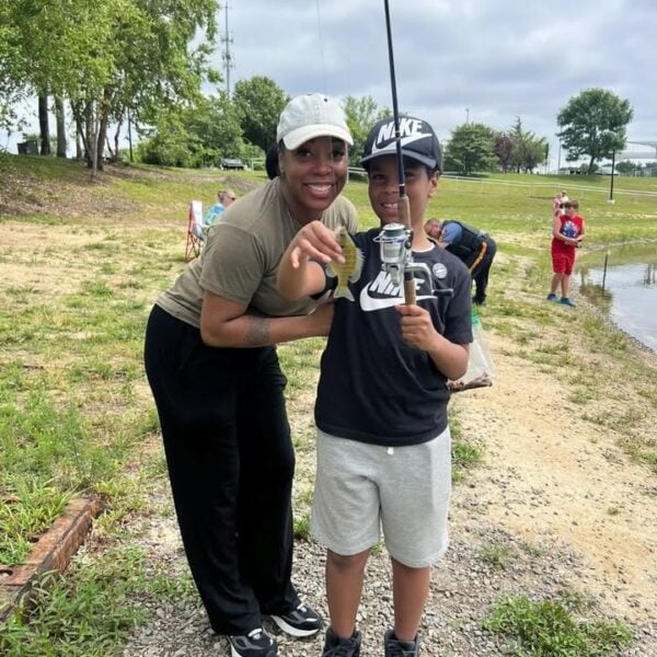 Galloway police reel in families for annual cops n' bobbers fishing derby Galloway police reel in families for annual cops n' bobbers fishing derby
