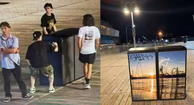 Seaside heights police seeking public's help identifying vandalism suspects