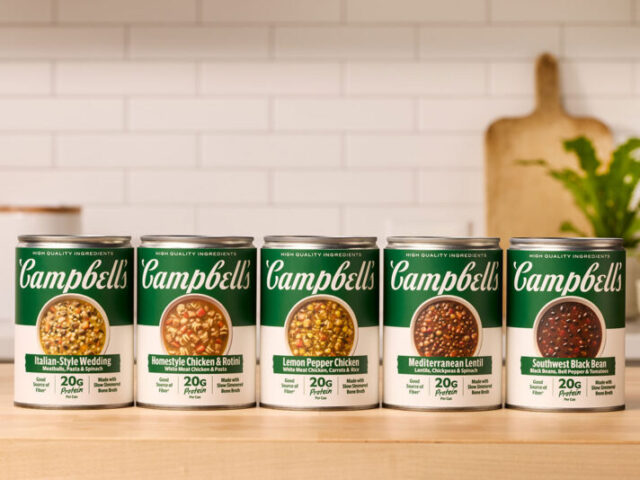 Campbell's launches premium protein soup line as '3d printed meat' lawsuit over executive's remarks continues