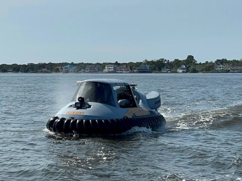 Ocean county sheriff's office adds hovercraft to growing exotic fleet of water rescue vehicles Ocean county sheriff's office adds hovercraft to growing exotic fleet of water rescue vehicles