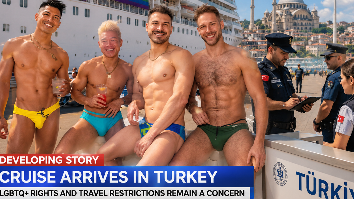 American cruise ship full of gay man banned from docking in turkey