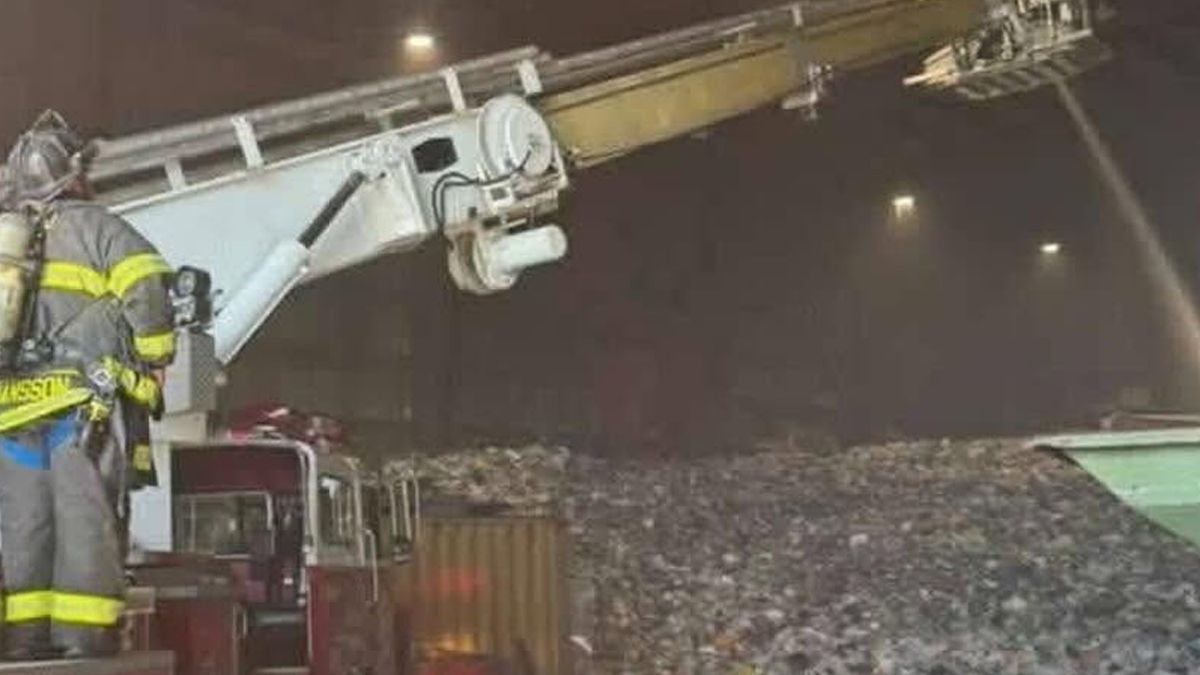 Two friday fires in lakewood at ocean county park, recycling facility