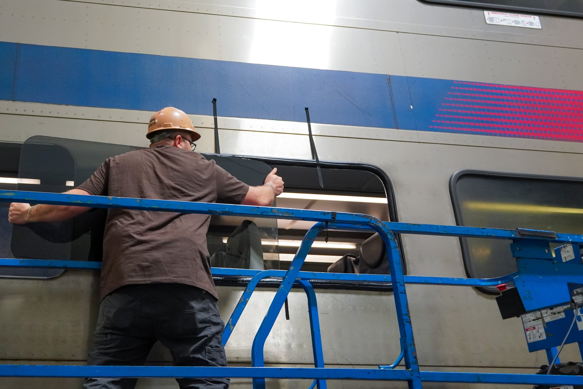 Nj transit replaces more than half of cloudy train windows in accelerated fleet upgrade