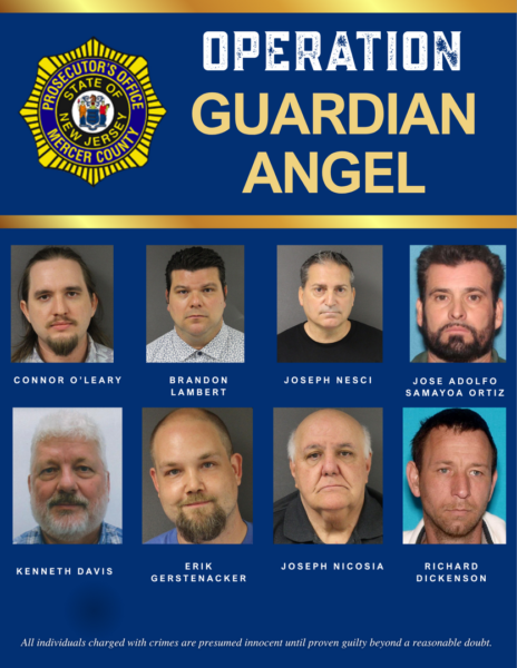 Eight men charged in mercer county child exploitation operation