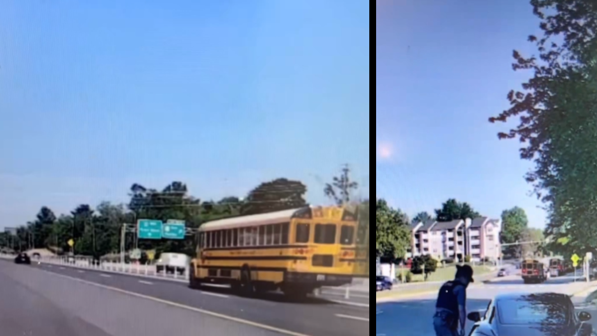 Fairfax county supervisor clocked driving porsche at 104 mph past school bus