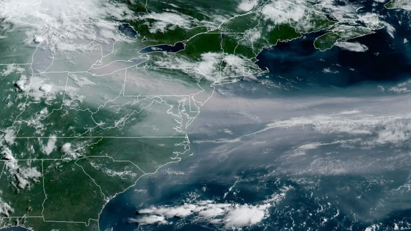 Canadian wildfire triggers code red air quality alert in new jersey: officials warn everyone is at risk Canadian wildfire triggers code red air quality alert in new jersey: officials warn everyone is at risk