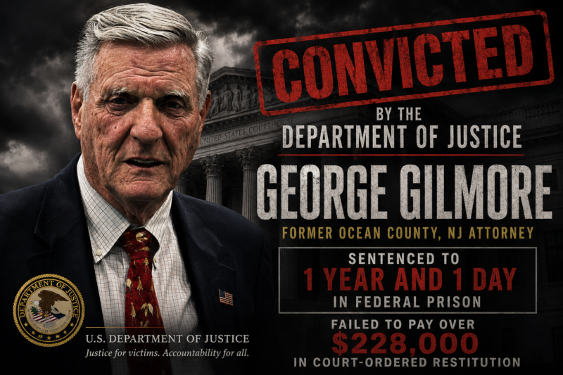 Trump-pardoned payroll tax cheat george gilmore, 77, unanimously re-elected ocean county gop chairman Trump-pardoned payroll tax cheat george gilmore, 77, unanimously re-elected ocean county gop chairman