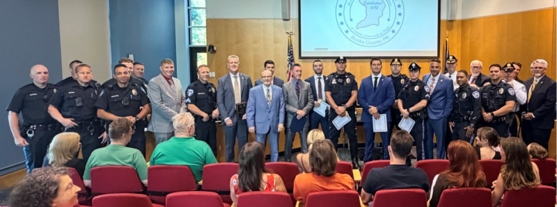 Bensalem officers honored after saving multiple lives in heroic emergencies Bensalem officers honored after saving multiple lives in heroic emergencies