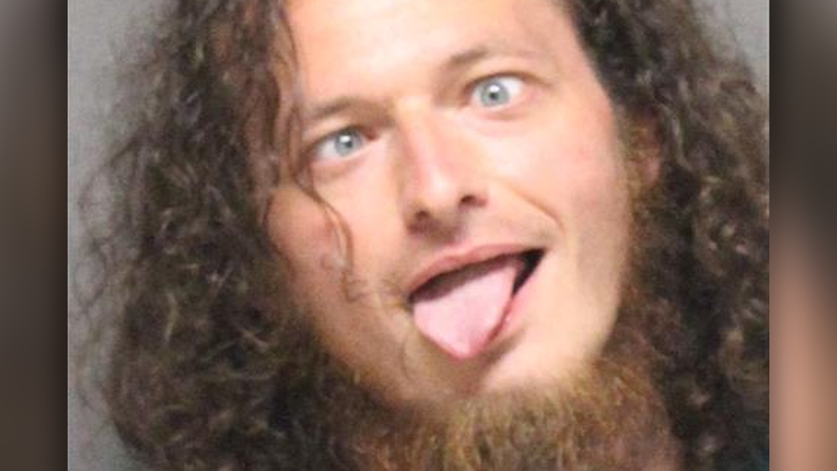 Ocean county man arrested for threatening violence goes for viral pose in mugshot