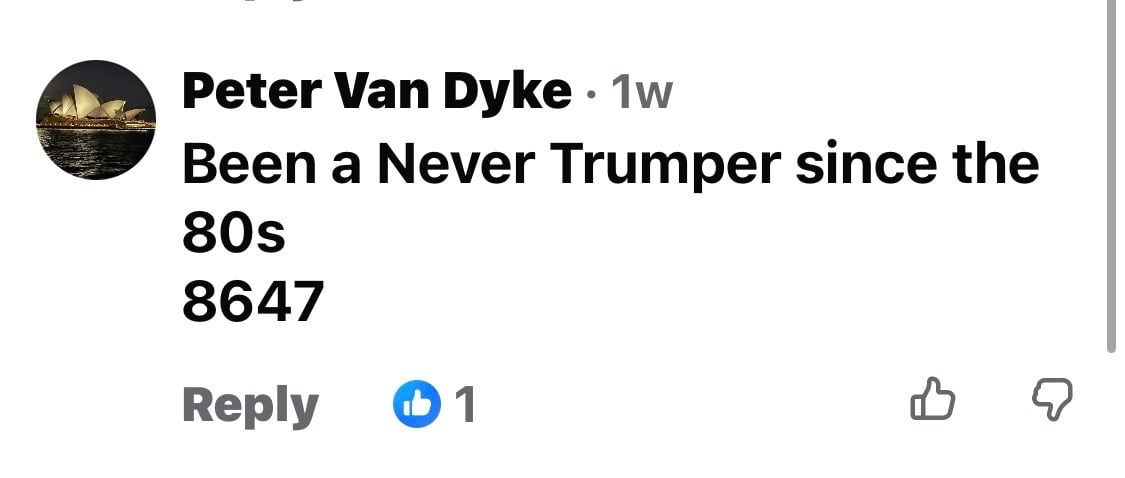 Toms river republican leader posts 8647; declares self as never trumper Toms river republican leader posts 8647; declares self as never trumper