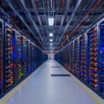 AI - Internal view of a datacenter
