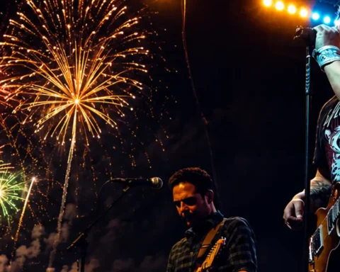 The Benjamins will bring their signature Jersey Shore party atmosphere to Shelter Cove Beach Tuesday night beforea fireworks light up the sky over Toms River.