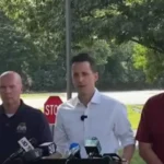 Chester County District Attorney Christopher de Barrena-Sarobe and Westtown-East Goshen Police Chief David Leahy provide a statement regarding today’s shooting investigation in East Goshen Township.
