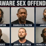 Photo Caption: Delaware State Police say Allen L. Burton, Charles A. Fulton, James McCray, Carl Rhoades, John P. Wittmer and Patrice V. Wojciechowski are listed as wanted sex offenders.