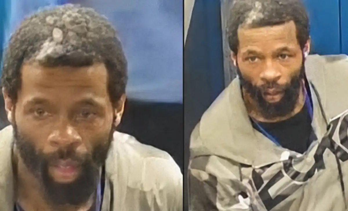 Nypd detectives are searching for a suspect who allegedly stabbed a 35-year-old man in the head after an argument at the times square subway station.