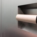 Empty TP Holder in Public Bathroom Stall