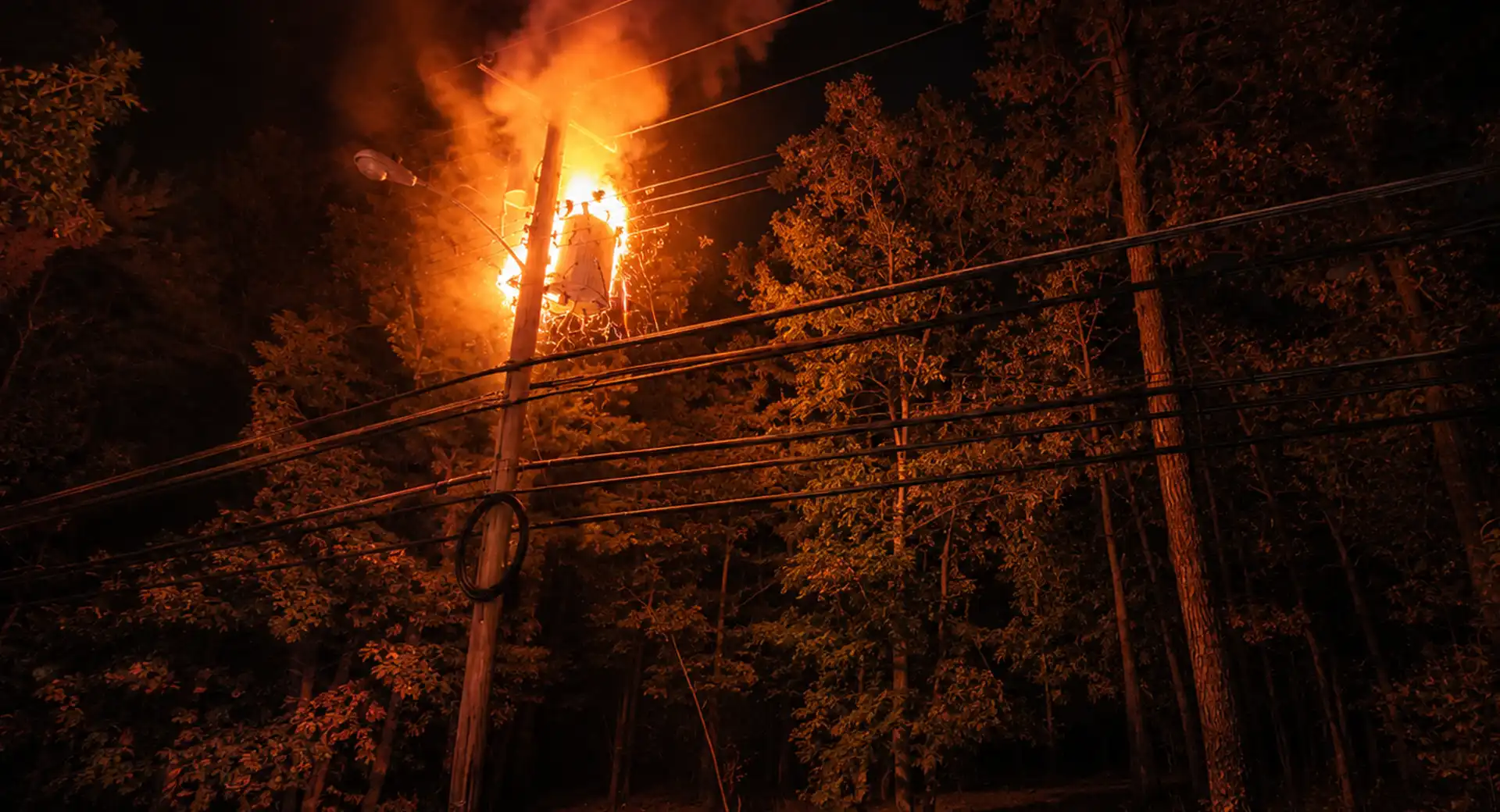 Photo caption: emergency crews responded to a transformer fire at gil putnam memorial park in jackson township before jcp&l restored power.