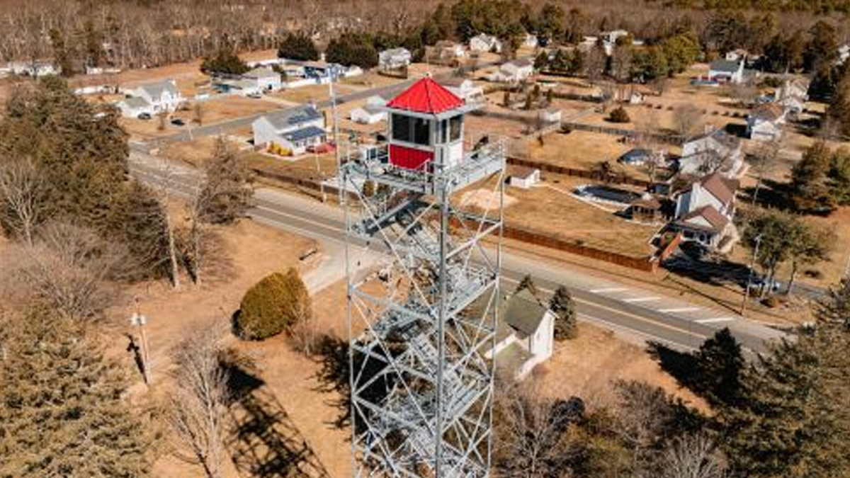 This 173 foot tower in jackson is first one built in new jersey in 78 years
