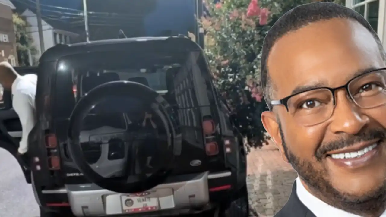Maryland state sen. C. Anthony muse is facing questions after surveillance video showed his suv striking a parked vehicle's mirror before ending up partially on a sidewalk and against a tree, prompting criticism from residents who say elected officials should be held to the same standards as everyone else.