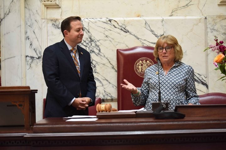 Photo Caption: Maryland Republican Party Chairwoman Nicole Beus Harris is leading the MDGOP's “Save Our Voice” campaign against Question 3.