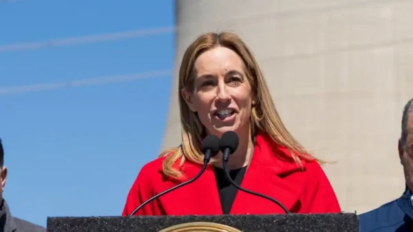 Mikie Sherrill - Photo caption: DHS Secretary Markwayne Mullin said the federal government's review of New Jersey's voter rolls could identify more potential noncitizen registrations beyond the initial 35,000 referenced by the department.