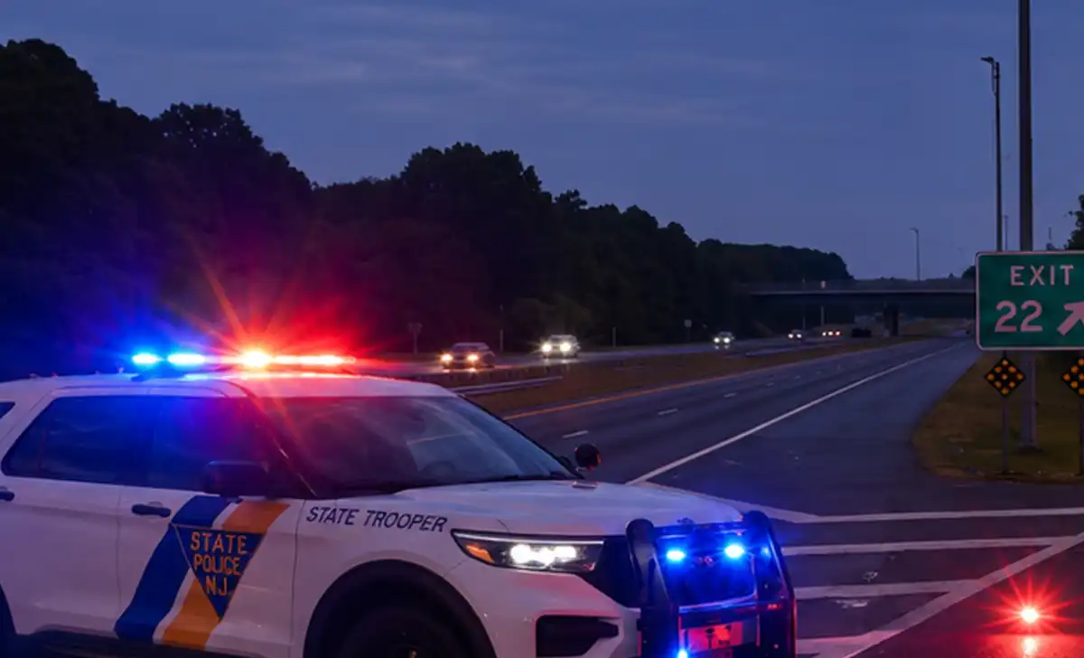 Nj state police at traffic crash near exit 22