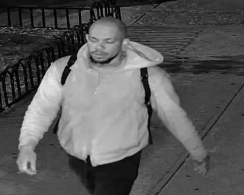 Photo Caption: NYPD Crime Stoppers is seeking an unidentified man accused of approaching a 70-year-old victim from behind and pushing him to the ground on East Broadway.